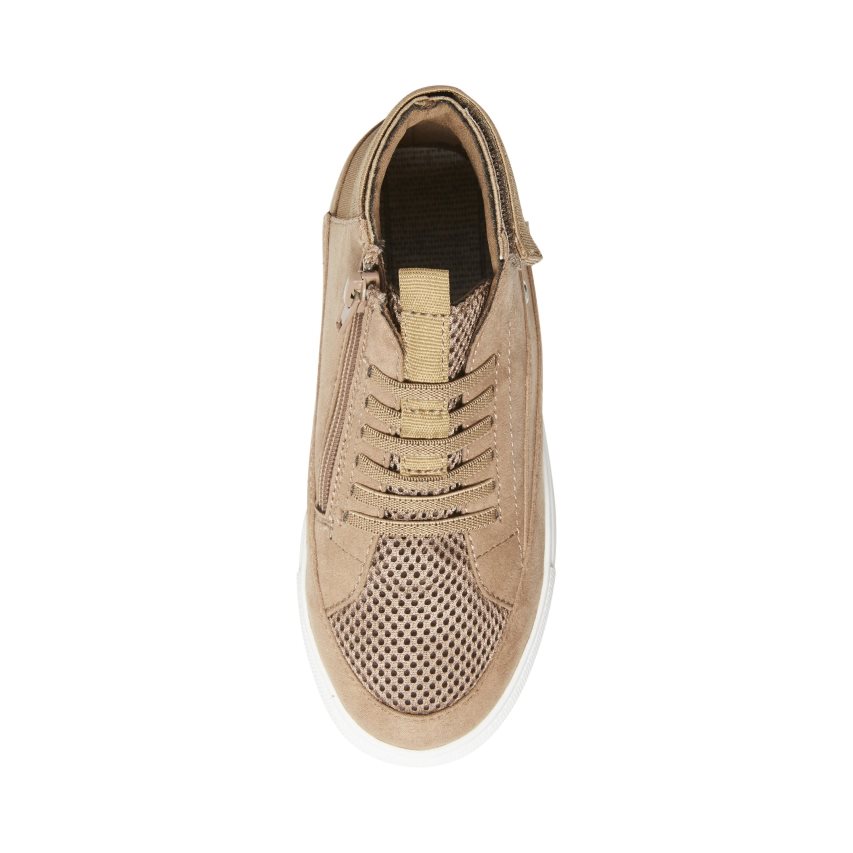 Khaki Steve Madden Achangee Kids' Sneakers | PH 4908FGE